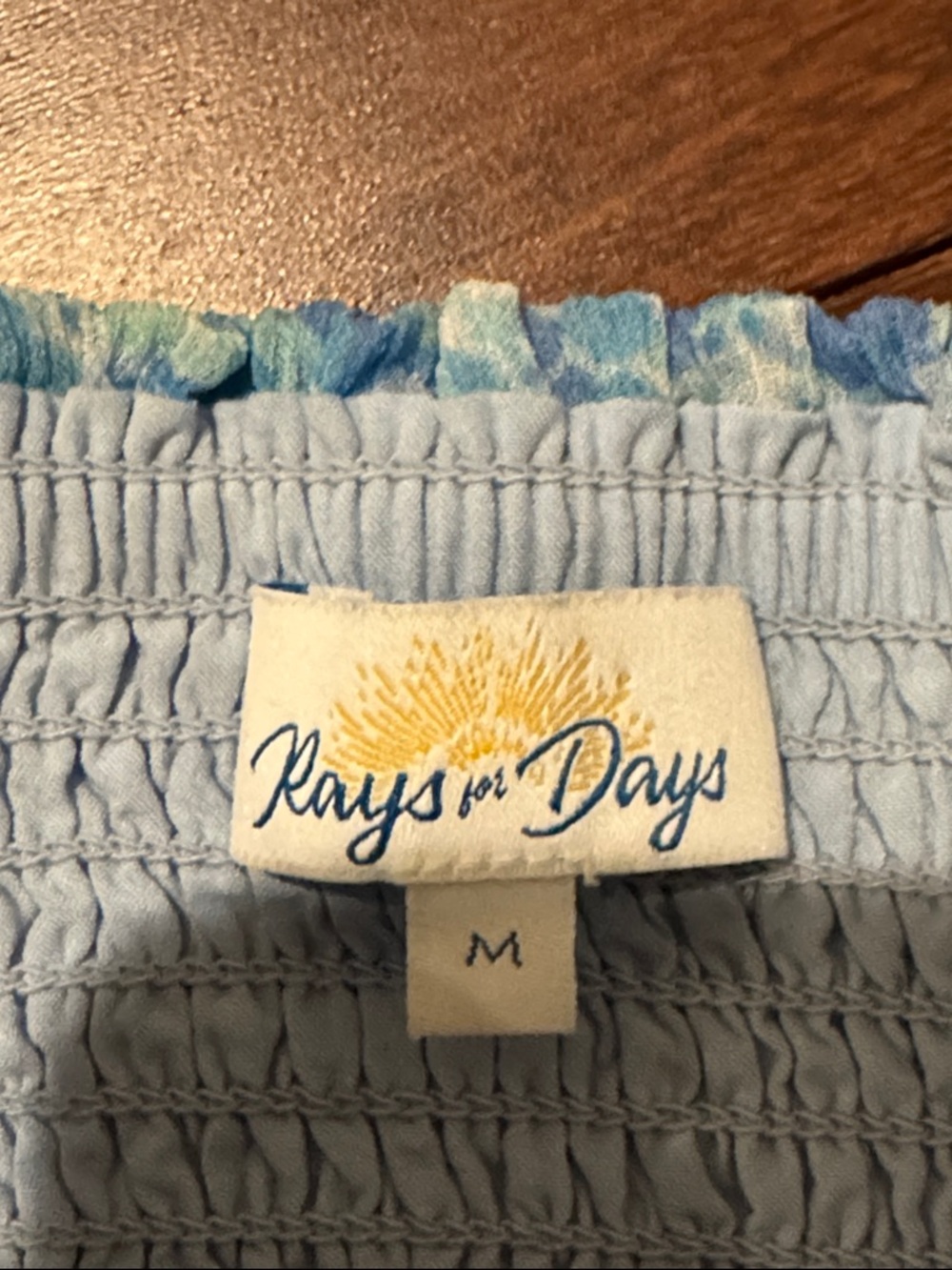 Rays for Days Georgia Strapless Romper in Sandwash Floral - Picture 7 of 9